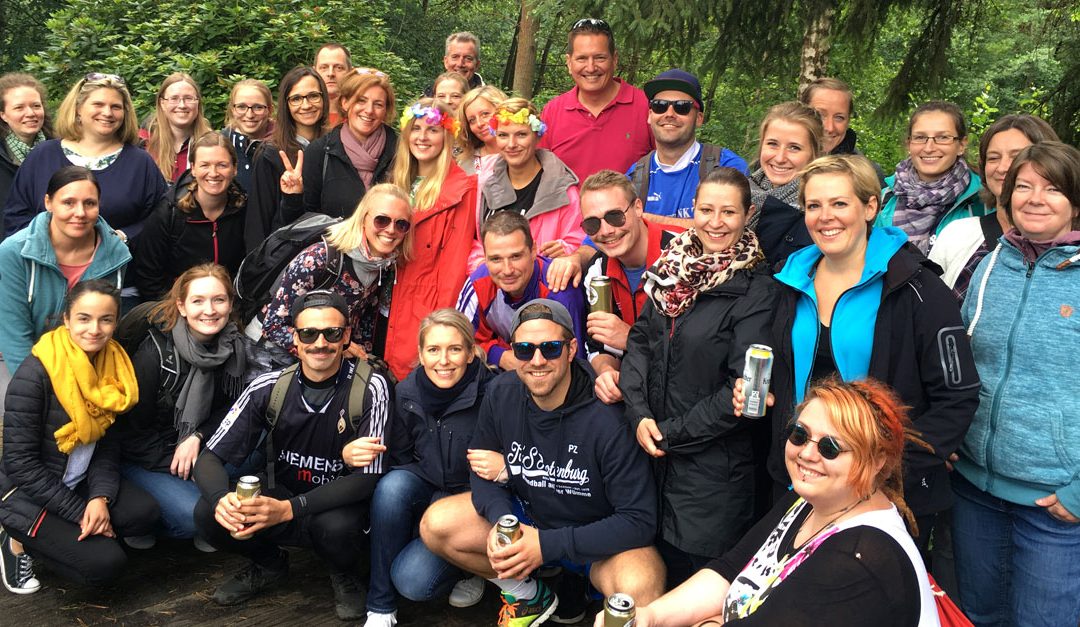 Team-Building und Sommer Party